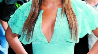 Beyonce a desenat un ren in farfurie