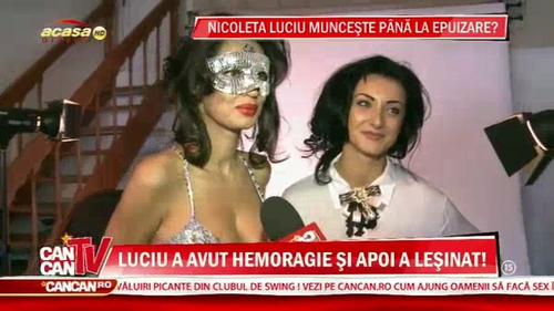 Nicoleta Luciu, vlaguita de oboseala!Bruneta nu a mai putut sa se tina pe picioare sub greutatea accesoriilor din pietre pretioase