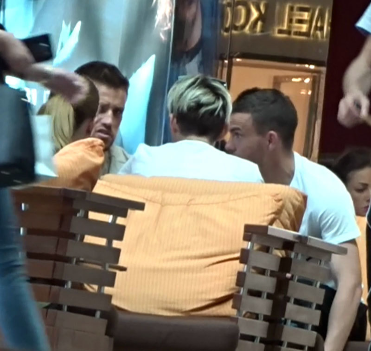 Pintilii şi Nistor au lăsat deoparte rivalitatea din teren şi au ieşit să se relaxeze la o cafea