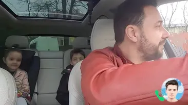 Scandal în mașina lui Cătălin Măruță! David și Eva i-au cerut să-l sune pe Selly la 7 dimineața de ziua lui! Cine a răspuns la telefonul vloggerului