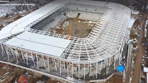Lucrările la noul stadion Steaua avansează în ritm alert. Mesajul clubului către fani: „Sunteți entuziasmați?!” . FOTO