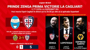 SUPERIUBIT ȘI RESPECTAT ÎN ROMÂNIA! PARIEZI PE ZENGA DISEARĂ ÎN SPAL-CAGLIARI?