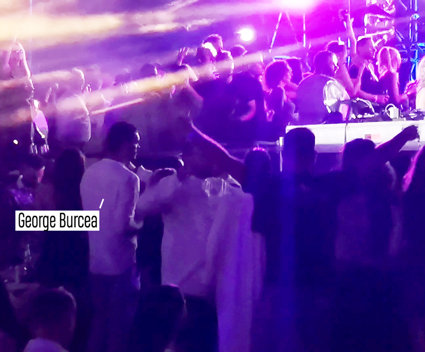 Viviana Sposub, George Burcea și ”soacra” lui s-au distrat, în club, la mare