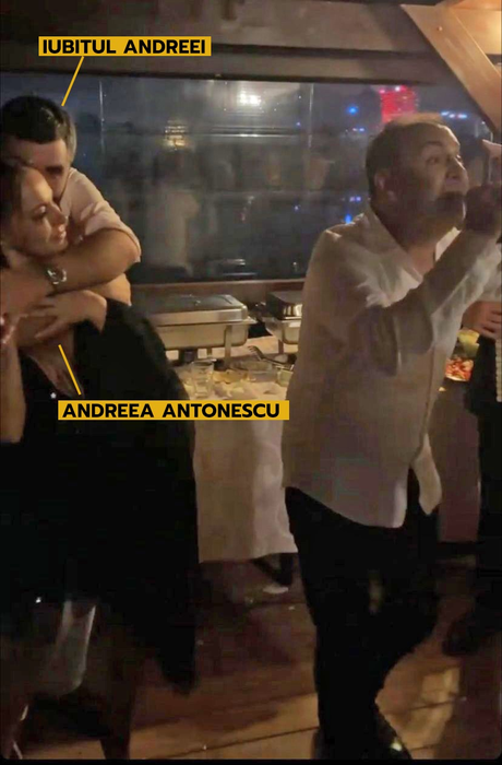 Iubitul Andreei a sărutat-o în repetate rânduri