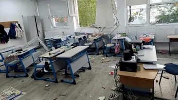 Liceul „Bolintineanu”, în pericol de prăbușire. Specialiștii cer un perimetru de siguranță