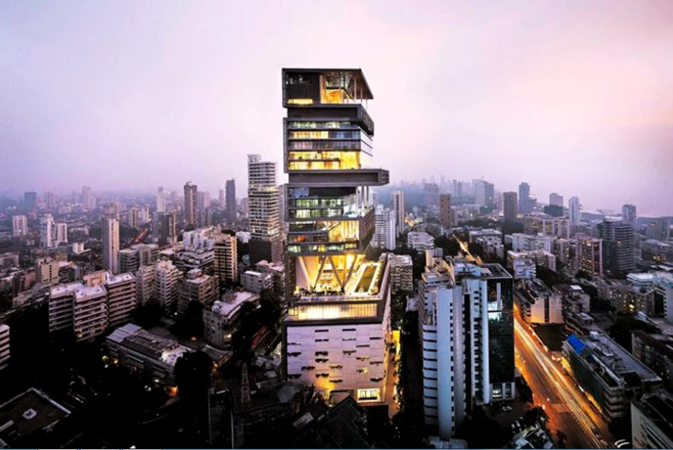 Mukesh Ambani, casă cu 27 de etaje /Foto: Captură video