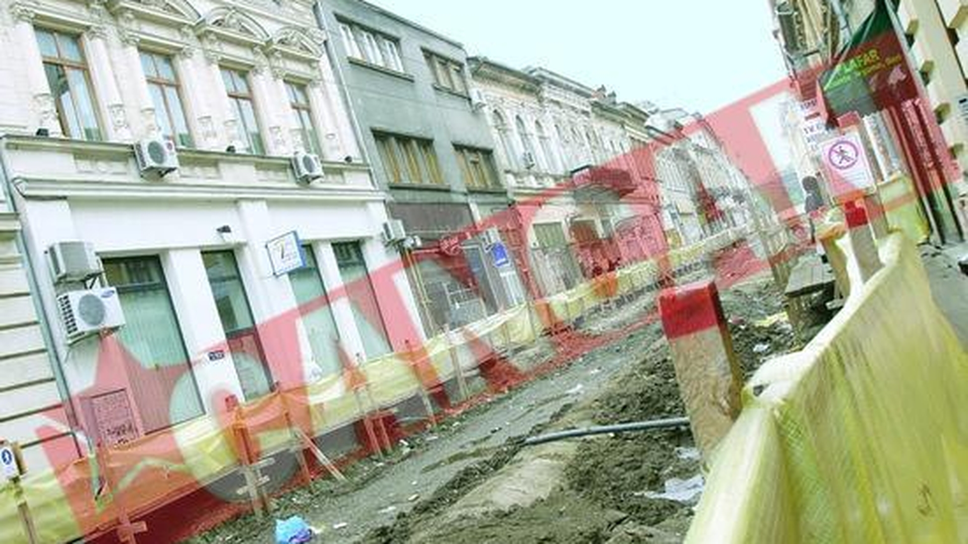 Lucrarile la centrul istoric al Capitalei bat pasul pe loc