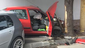 Accident grav la Constanța. O persoană a murit după ce s-a izbit frontal cu mașina de un copac VIDEO
