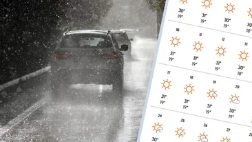 Schimbare radicală a vremii de la 1 august, în toată România, potrivit meteorologilor Accuweather