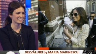 Maria Marinescu isi linisteste copilul cu feonul!