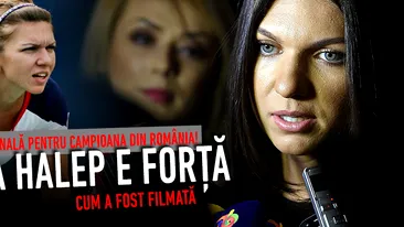 Simona Halep e FORTA :)) Aparitie senzationala pentru campioana din Romania! Cum a fost filmata