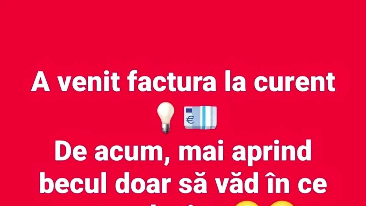BANCUL ZILEI | A venit factura la curent