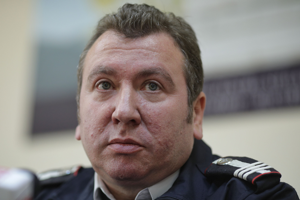 Colonelul Orlando Șchiopu, pompierul care i-ar fi înjurat pe morții de la Colectiv (Foto: Inquam Photos/Octav Ganea)