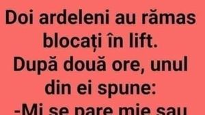 BANC | Doi ardeleni au rămas blocați în lift. După 2 ore, unul dintre ei spune: "Mi se pare mie sau.."