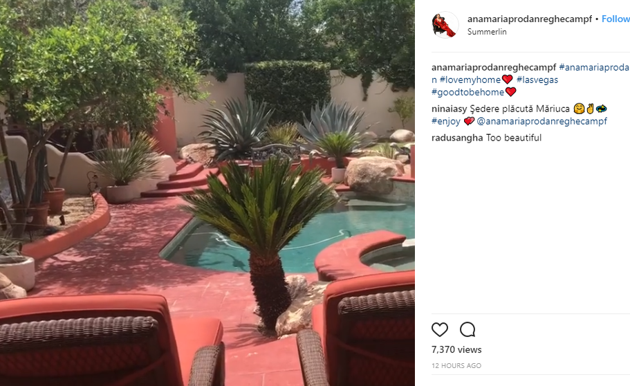 Cum arată vila de 1 milion de dolari din Las Vegas pe care Anamaria Prodan a primit-o cadou