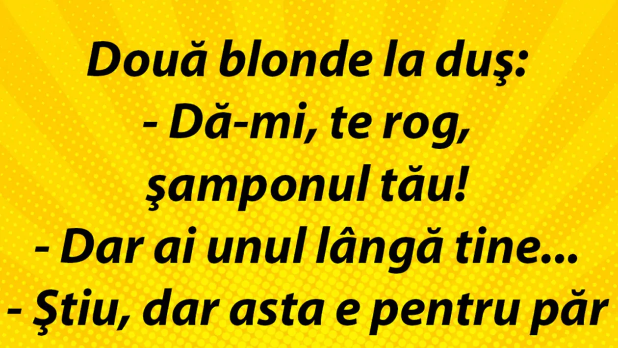 Bancul dimineții | Două blonde la duș