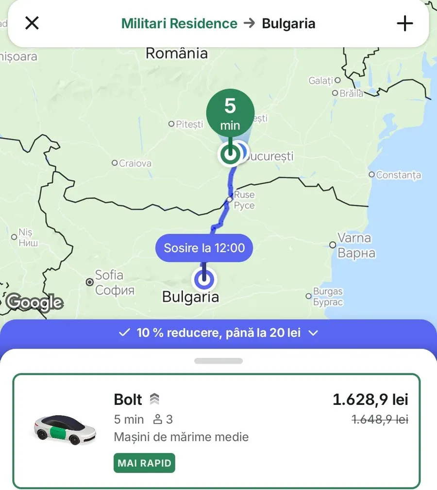 SURSA: Captură foto/Bolt