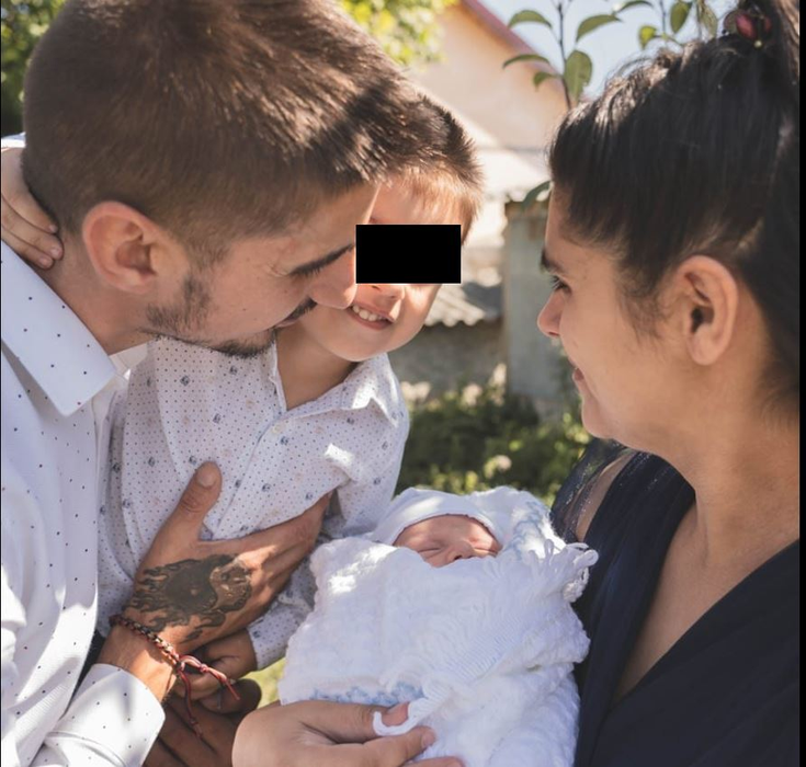Ștefan Turceanu lasă în urmă doi copii orfani de tată și o soție îngenuncheată de durere sursă foto: Facebook