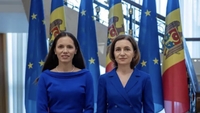 Mirabela Grădinaru, apariție elegantă alături de Maia Sandu. Cum arată ținuta partenerei lui Nicușor Dan