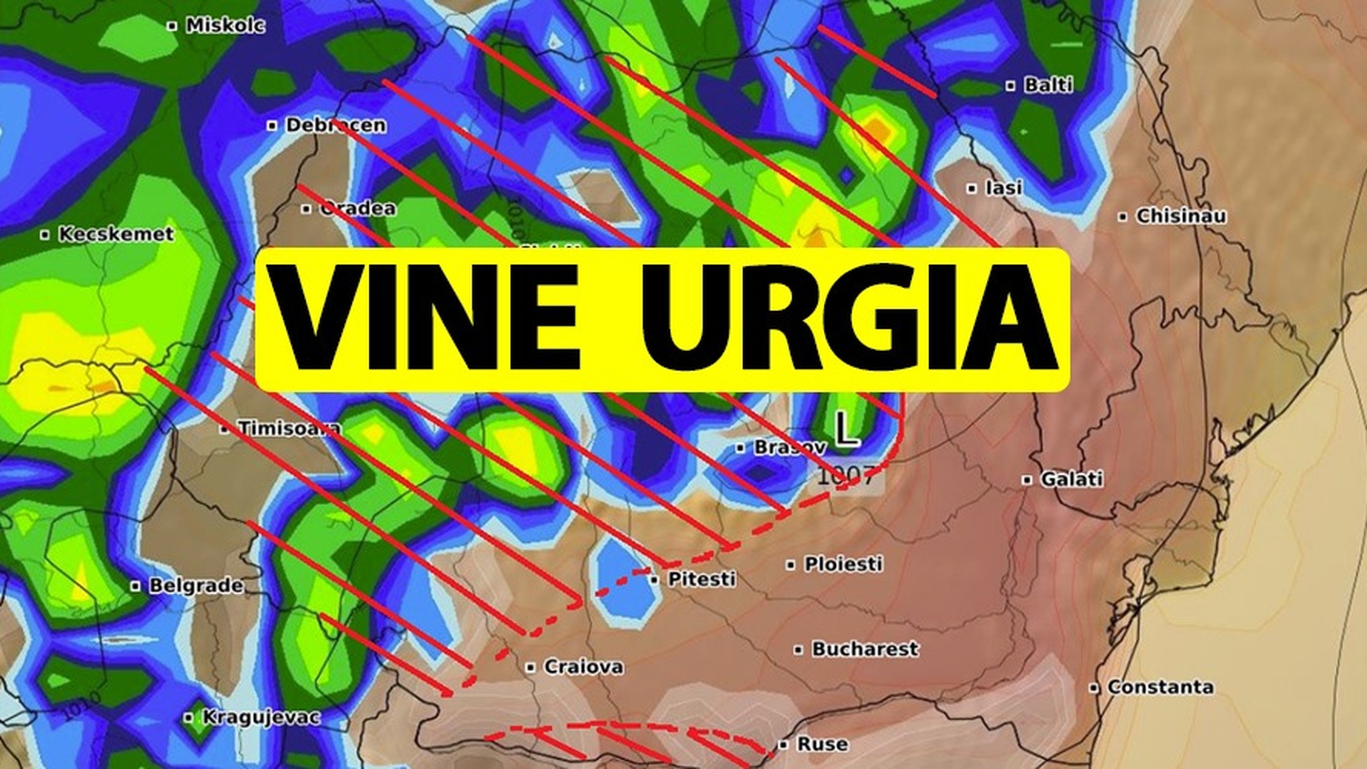 ANM, avertizare de ultimă oră. Fenomene meteo foarte periculoase în 3 sferturi din România