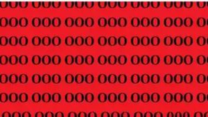 Iluzie optică | Doar geniile își pot da seama unde este litera ”o” și unde este cifra ”0”