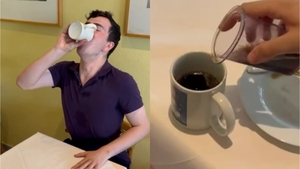 Record mondial la băut cafea! În cât timp a dat gata această cană VIDEO