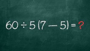 TEST IQ | Cât fac 60:5(7-2)? Atenție, doar 7 din 10 dau răspunsul corect!