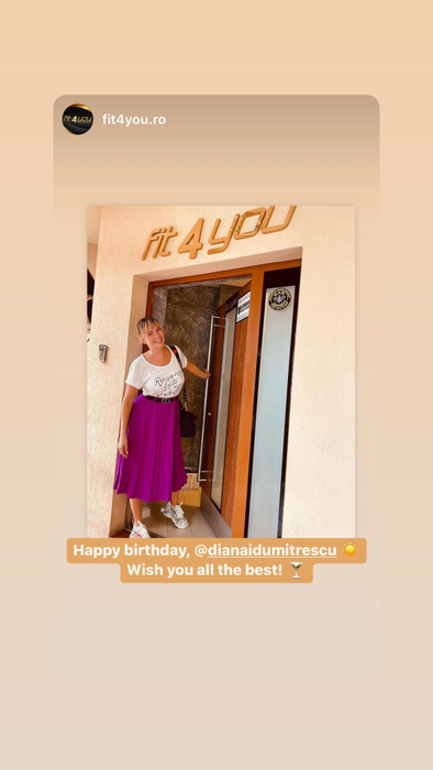 Urări pentru Diana Dumitrescu de ziua sa de naștere. Foto: Instagram
