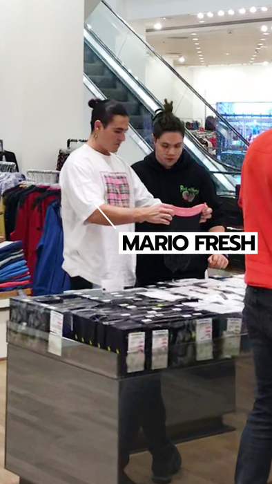 Mario Fresh, la shopping cu un amic