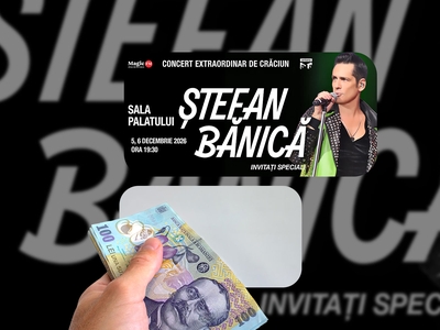 Cât costă un bilet la concertul de Crăciun al lui Ștefan Bănică Jr., de la Sala Palatului: ”Deși s-au scumpit, lumea continuă să vină”