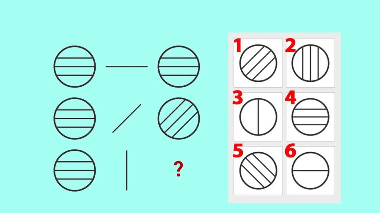 Test de inteligență | Care e figura care lipsește? Geniile răspund corect în 3 secunde!