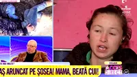 Caz revoltător! Copil lăsat pe șosea, lângă mama lui beată moartă! Simona Gherghe: Este absolut îngrozitor. Nu pot să privesc imaginile astea