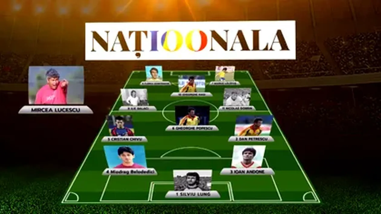 Aceștia sunt zeii, aceasta este NAȚIONALA 100! Cele 11 jurii au decis echipa secolului