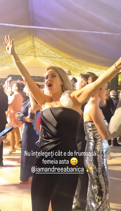 Cum a apărut Andreea Bănică la nunta Andreei Bălan? Toate privirile s-au întors către ea