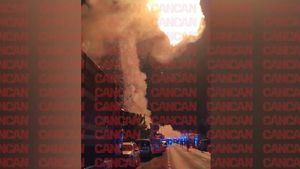 Imaginile groazei din Crevedia! Momentul în care a explodat, pentru a doua oară, stația GPL din localitate | VIDEO