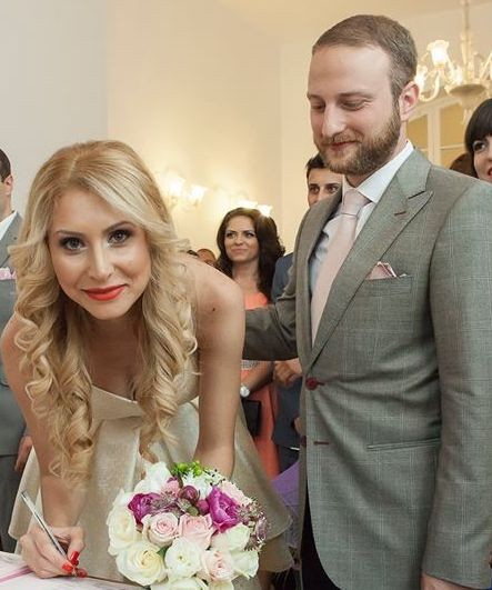 Andrei și Alberta, pe când formau un cuplu fericit