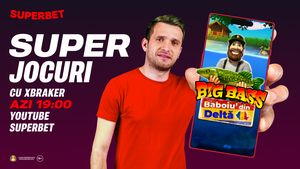 SuperJocuri, live pe YouTube Superbet de la 19:00, cu Xbraker. Urmărește prima ediție a primăverii!