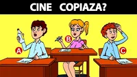 TEST IQ | Unul dintre acești 3 elevi copiază la Bacalaureat. Găsiți-l în maximum 5 secunde!