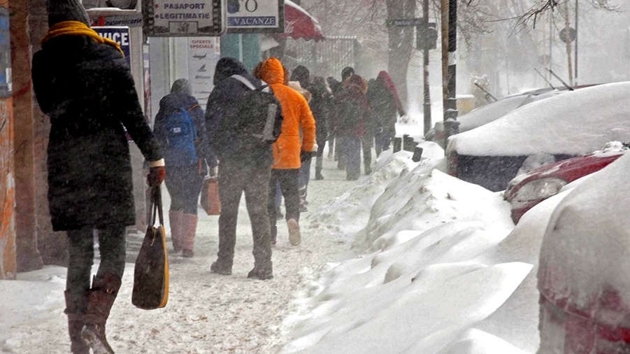 ANM anunță fenomene meteo periculoase în toată România. La ce oră începe "urgia albă"