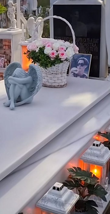 Mormântul lui Sebastian Olariu, tânărul ucis de Vlad Pascu