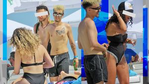Copilul lui Alex Velea a dat atacul pe plajă la jumătate de milion de urmăritori pe Insta! Arkanian a scos ”veverița” la înaintare…