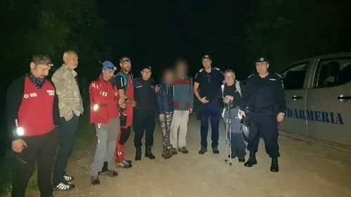 Doi turiști rătăciți au fost salvați cu ajutorul jandarmilor montani din Olănești și al salvamontiștilor