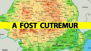 A fost cutremur în România! Este cel mai mare din ultima perioadă