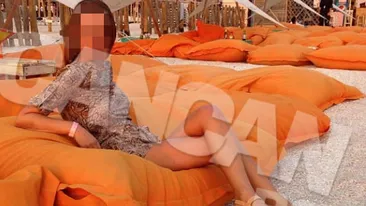 Nu e omul negru, ci o celebra fosta sotie de milionar! Ai fi zis ca frecventeaza doar SPA-uri, dar a se trateaza cu namol