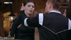 Ioana Filimon, pălmuită de Cătălin Moroșanu la Fermă. Imagini difuzate la Pro TV