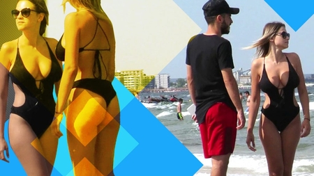 Iubita unui ”euro-fantastic” de la U21 a ”incendiat” plaja din Mamaia