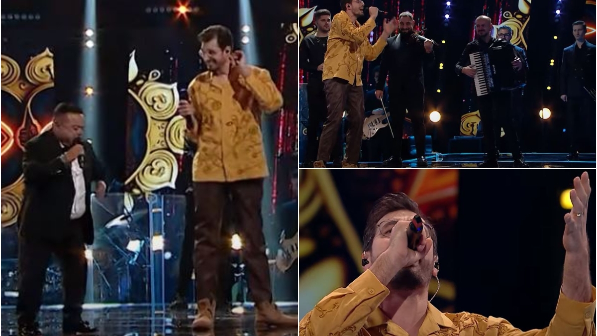Adrian Minune a "rupt" scena la Vocea României! Apariţie surprinzătoare în finala de la Pro TV. VIDEO fabulos