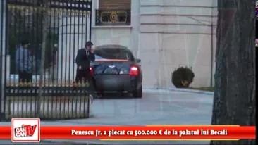 Penescu Jr. a plecat cu 500.000 de euro de la palatul lui Becali