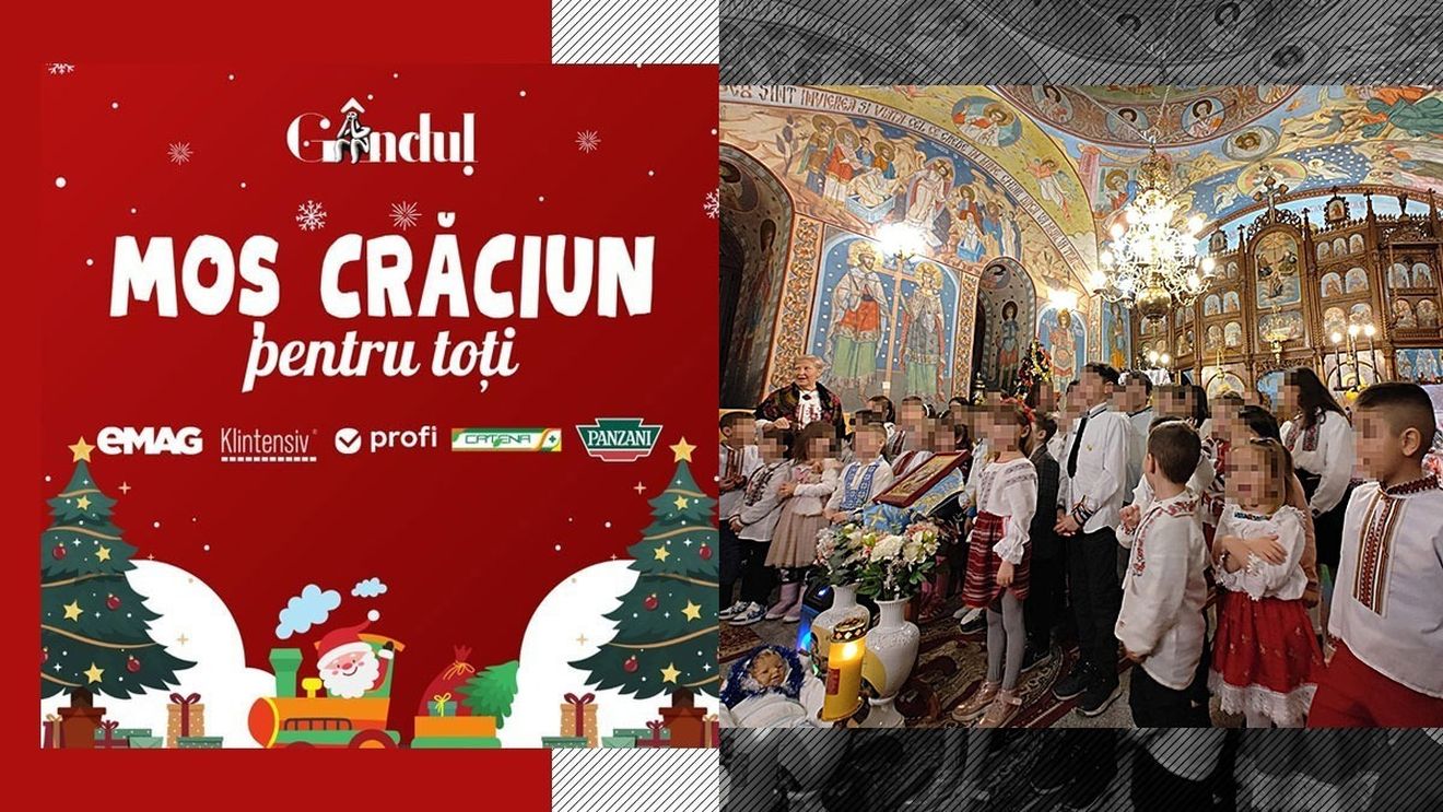 EXCLUSIV VIDEO | Gândul Media Network, campanie umanitară – ”Moș Crăciun pentru Toți”: „Ca o formă de manifestare a IUBIRII”