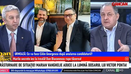 Marian Vanghelie îi declară război lui Victor Ponta: „O maimuță” | Dan Diaconescu Direct